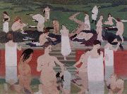 Felix Vallotton Bathing on a Summer Evening china oil painting artist